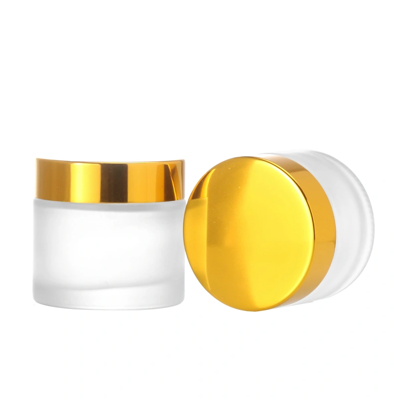 Round cosmetic packaging container 50g face cream jar for skincare 