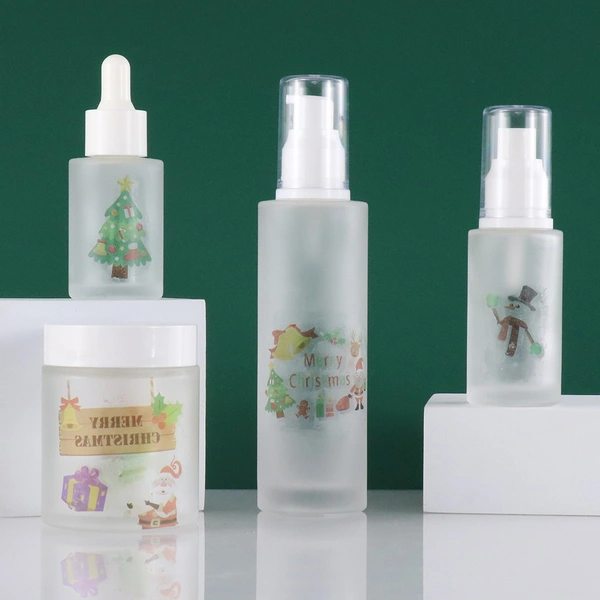 toner bottle ,glass container for lotion, glass jar for face cream