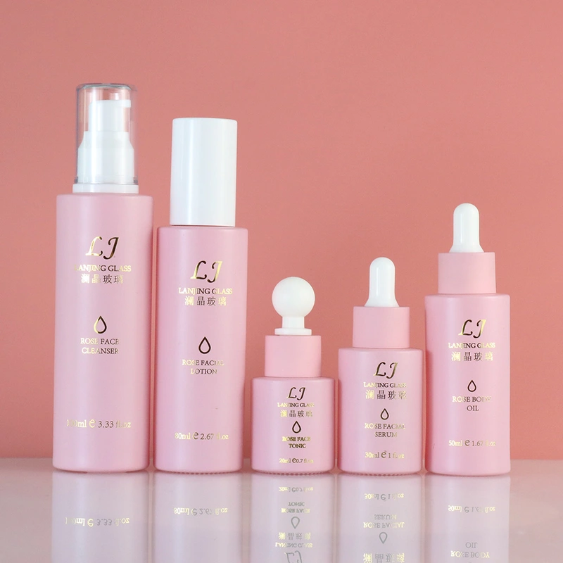 serum bottle ,glass container for lotion, glass jar for face cream