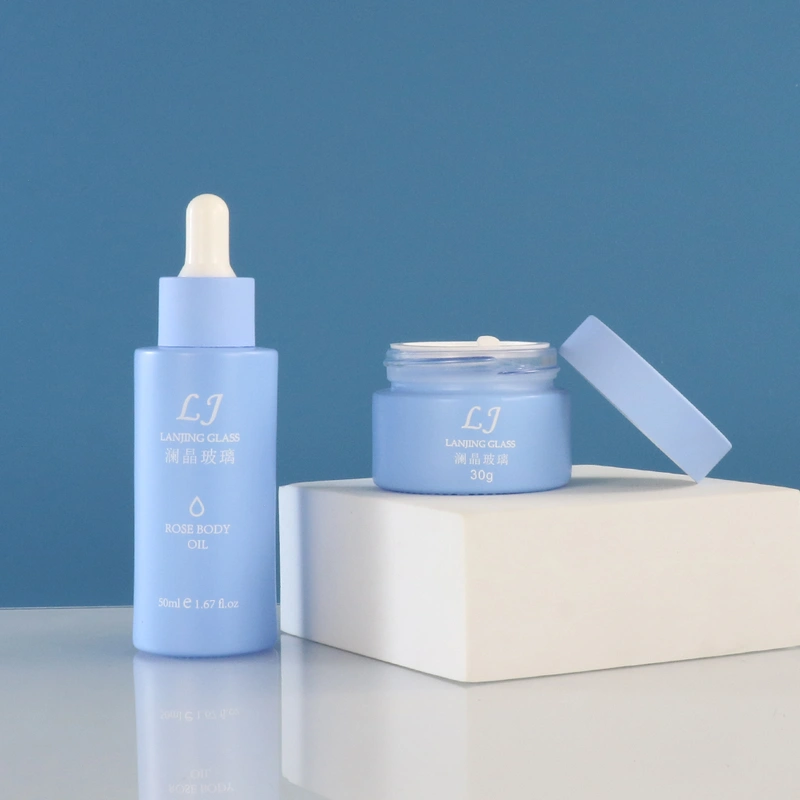 serum bottle ,glass container for lotion, glass jar for face cream