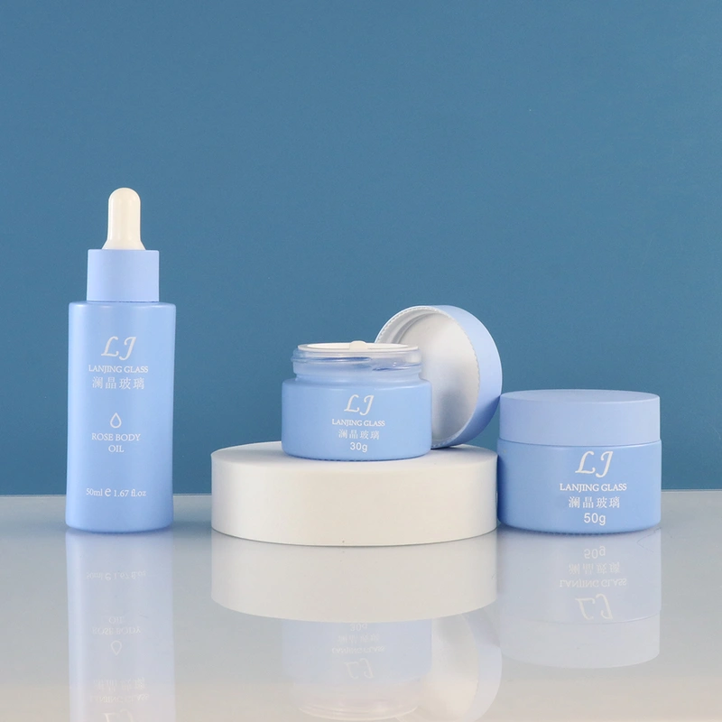 serum bottle ,glass container for lotion, glass jar for face cream