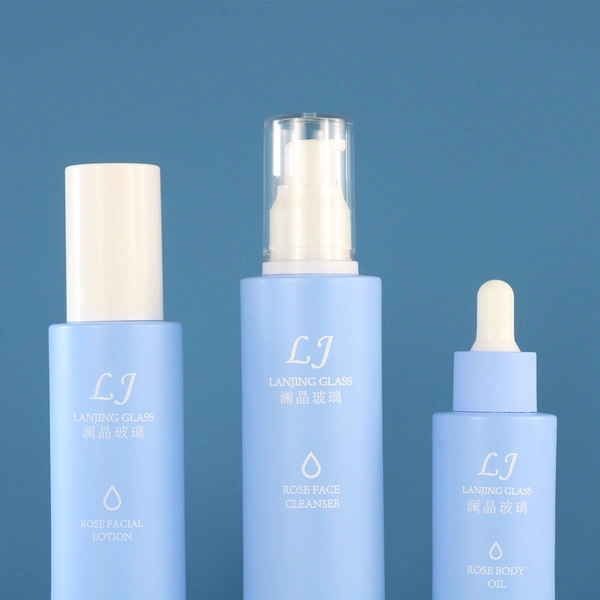 serum bottle ,glass container for lotion, glass jar for face cream