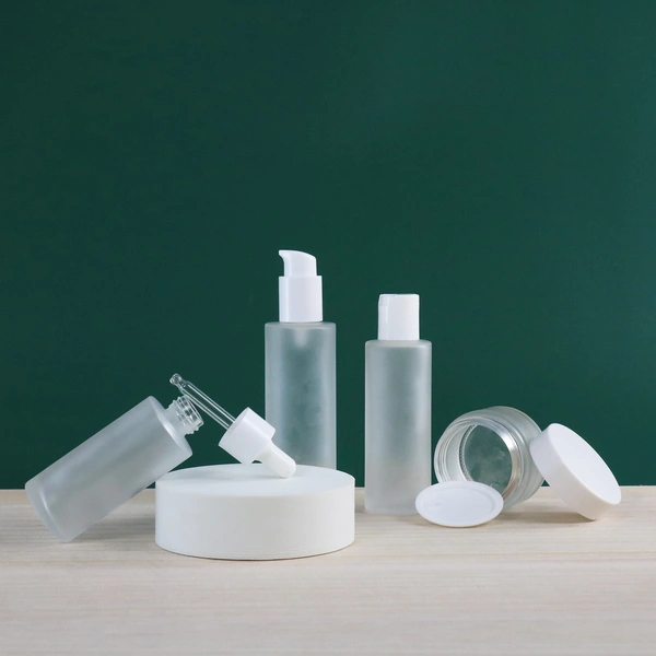 serum bottle ,glass container for lotion, glass jar for face cream