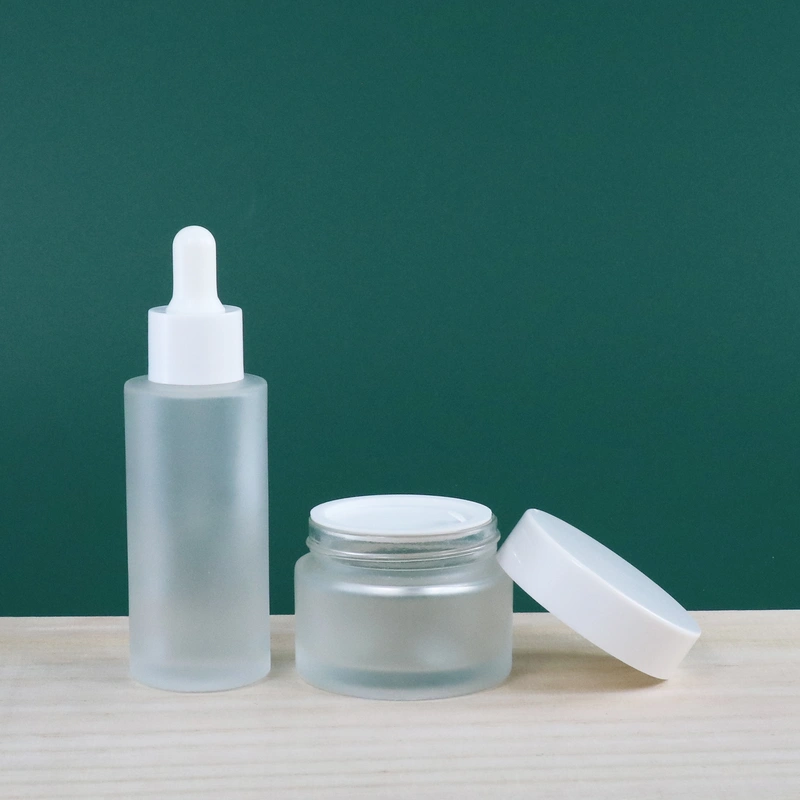 serum bottle ,glass container for lotion, glass jar for face cream