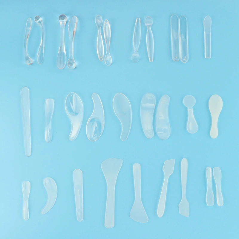 Skin Care Plastic Face Cream Mixing Spoon  Spatulas fro Cream jar