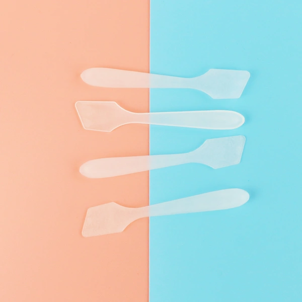 Eye SkinCare jar Plastic Face Cream Mixing Spoon  Spatulas 