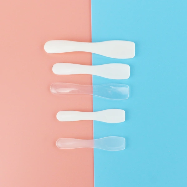 Eye SkinCare jar Plastic Face Cream Mixing Spoon  Spatulas 