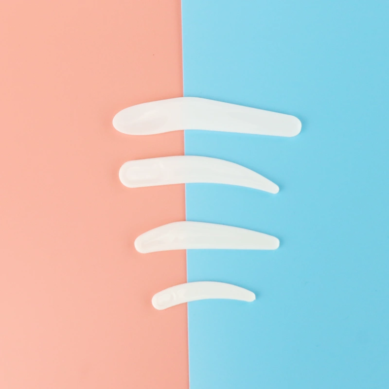 30g Glass Jar Plastic Face Cream Mixing Spoon  Spatulas 