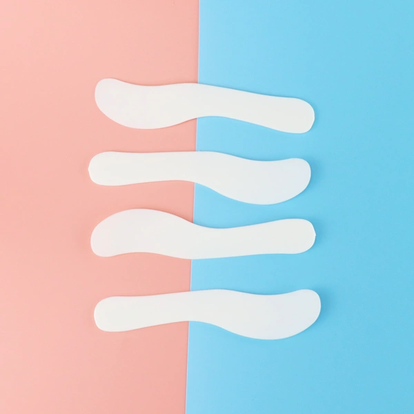 50g Glass Jar Plastic Face Cream Mixing Spoon  Spatulas 