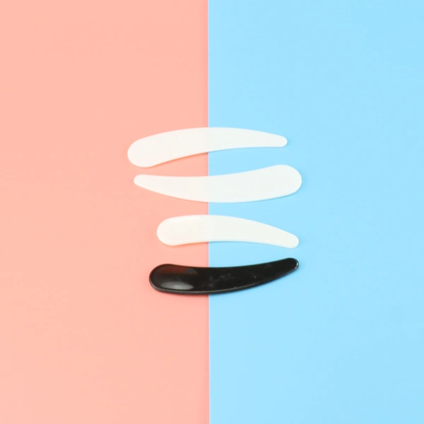 150g Glass Jar Plastic Face Cream Mixing Spoon  Spatulas 