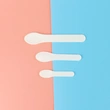150g Glass Jar Plastic Face Cream Mixing Spoon  Spatulas 