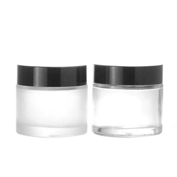 Free Sample white cream container 2oz cosmetic jar Face Mask Container