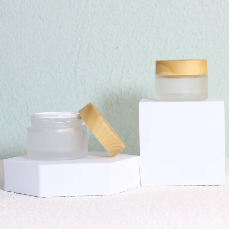 cosmetic mask jar facial cream containers with white black silver lid