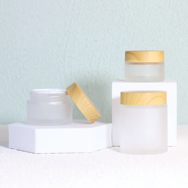 cosmetic mask jar facial cream containers with white black silver lid