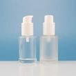 30ml pink bottle for lotion toner ,1oz glass bottle for face/eye cream
