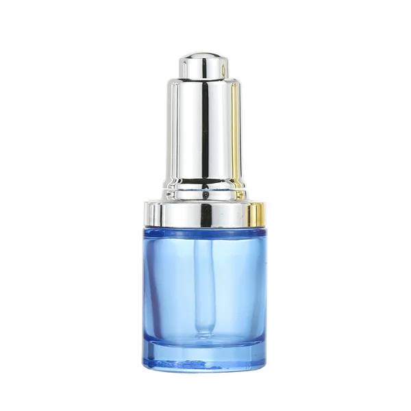 Luxury 30ml glass skincare serum push button dropper bottle