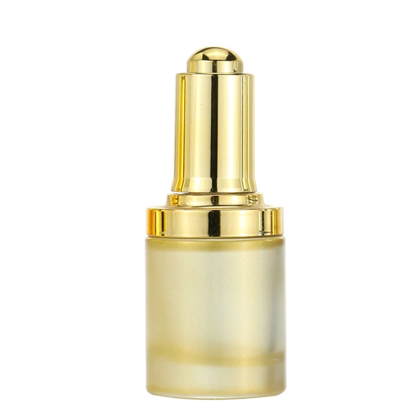  30ml Flat Shoulder Serum Eye Essential Oil Push Button Dropper Bottle