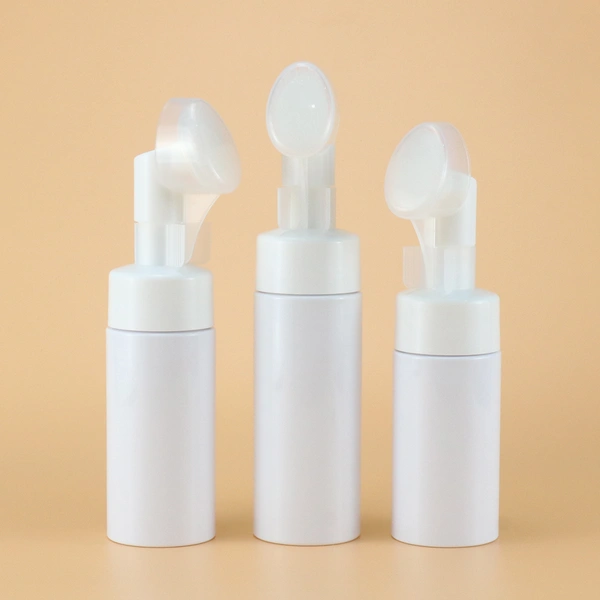 Optional 120ml Cylinder Pet Foam Pump Cosmetic Plastic Bottles