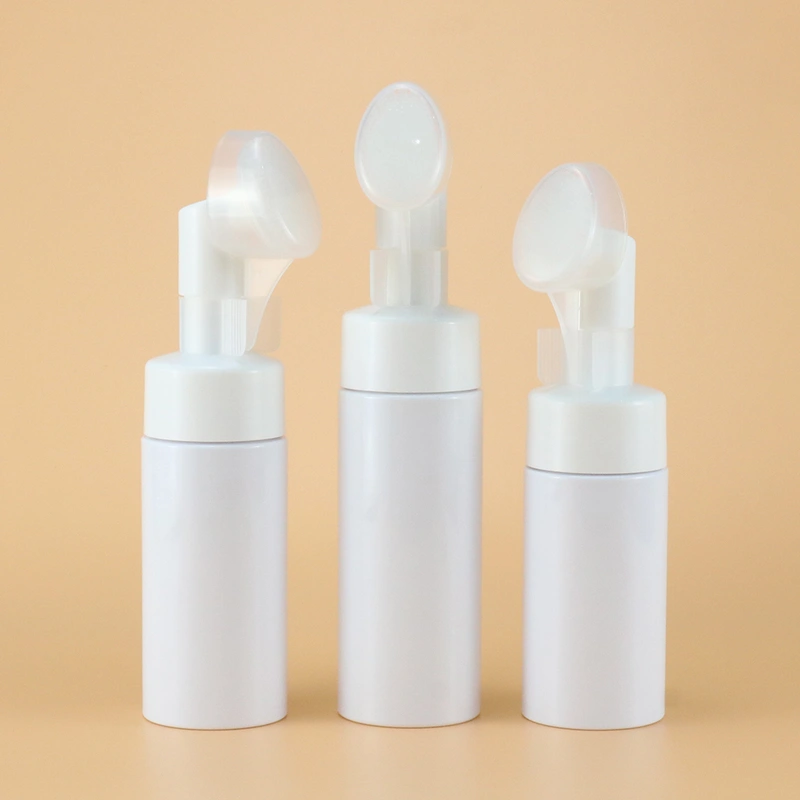 Optional 120ml Cylinder Pet Foam Pump Cosmetic Plastic Bottles