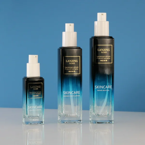 Luxury Glass Spray Lotion Containers 