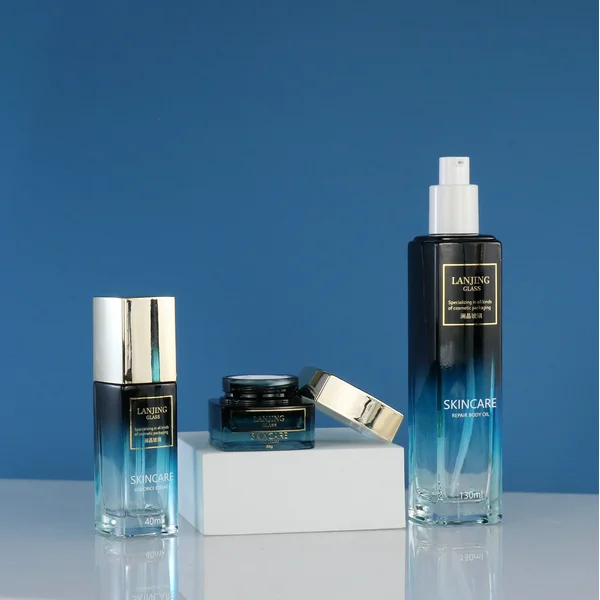 Luxury Glass Spray Lotion Containers 