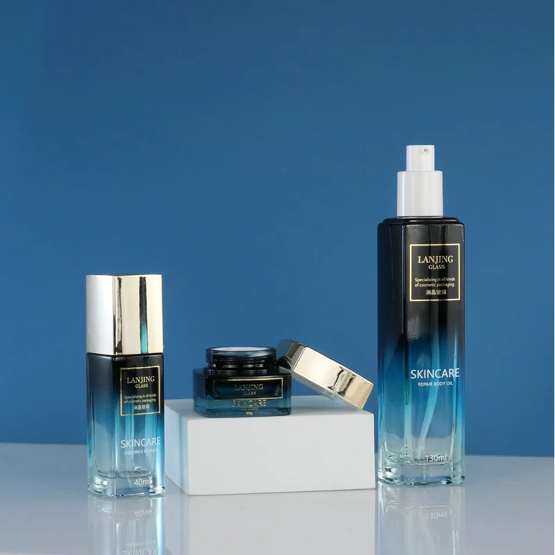 Luxury Glass Spray Lotion Containers 