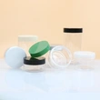 2oz empty PET cosmetic plastic jar with plastic screw cap
