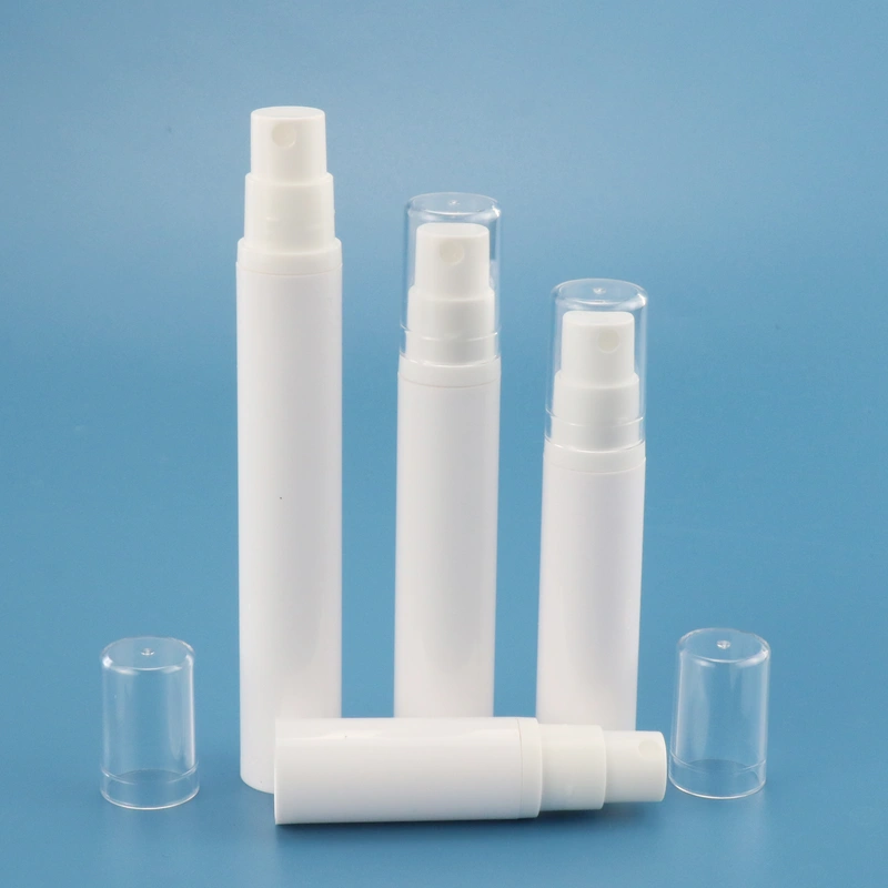 white skincare facial care airless pump spray bottle