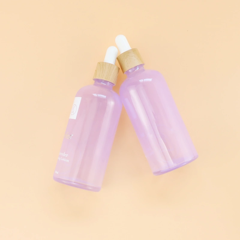 Frosted Matte black 30ml 1oz oil bottles glass dropper serum bottle