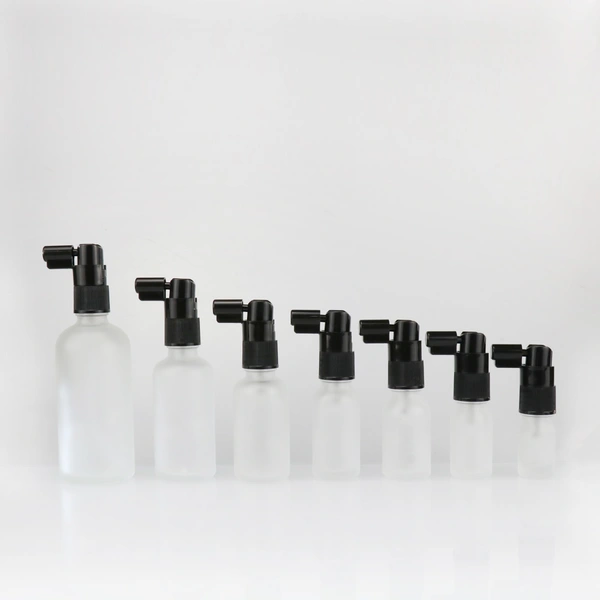 Brown Round Empty Essential Oil Amber Glass Dropper Bottle