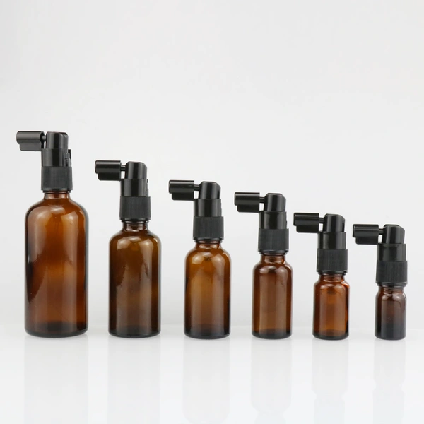 White Nasal Throat Spray Mouth Oral Spray Bottles With Long Nozzle