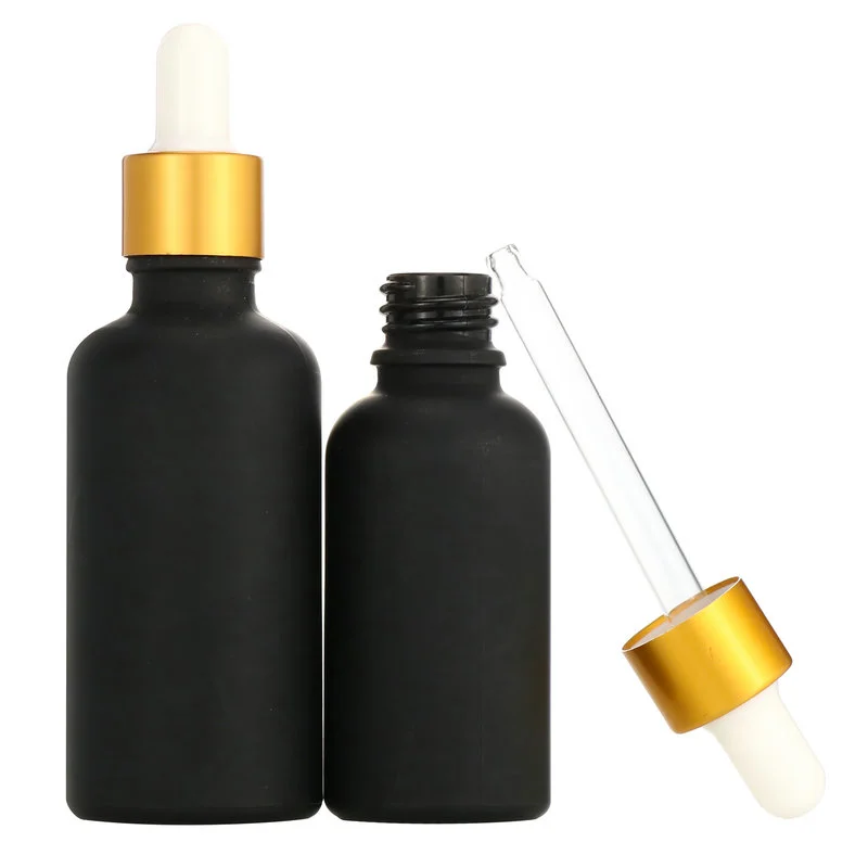 30ml 50ml 100ml amber essential oil glass dropper bottles with caps