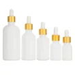 glass oil bottle 20ml 1oz 50ml With black child safe cap