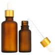 15ml Pharmaceutical amber frosted essential oil dropper glass bottle