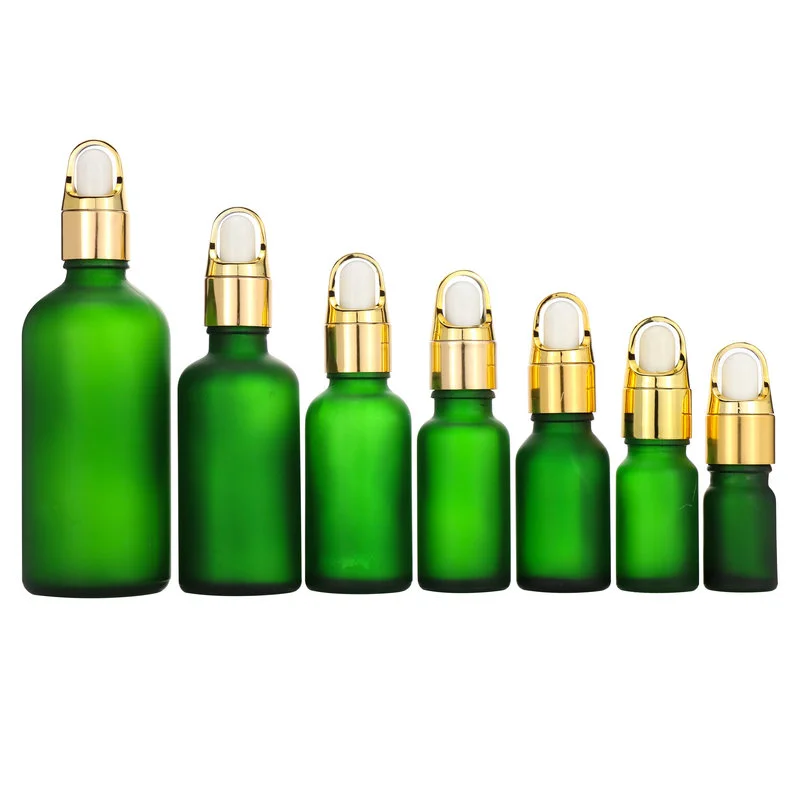 30ml 50ml Amber Blue Green Essential Oil Glass Bottle for Cosmetic