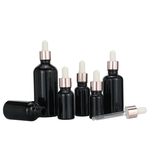 Factory Produced Wholesale blue Essential Oil Bottle With Dropper