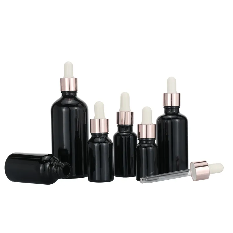 Factory Produced Wholesale blue Essential Oil Bottle With Dropper