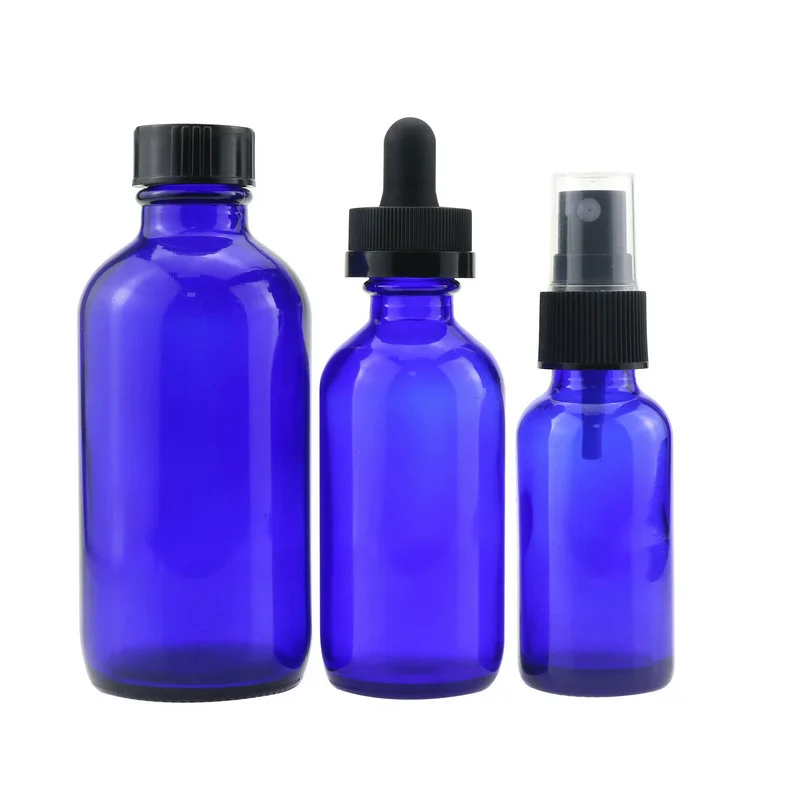 100ml amber euro dropper essential oil bottle with tamper proof cap