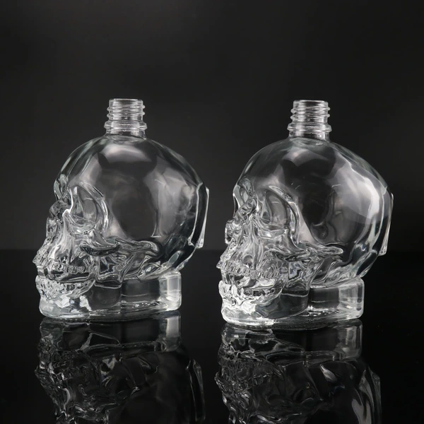 30ml skull oil glass dropper bottle printing essential oil bottle