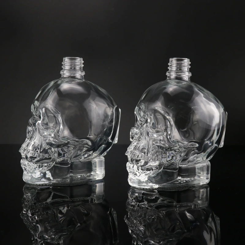 30ml skull oil glass dropper bottle printing essential oil bottle