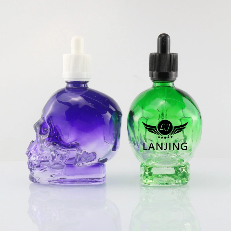 skull dropper bottle 30ml 60ml 60ml 