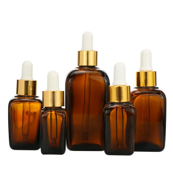 20ml 30ml 50ml Small Gold Bottle Cosmetics Glass Bottle