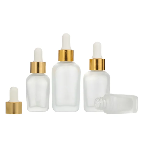 20ml 30ml 50ml Small Gold Bottle Cosmetics Glass Bottle
