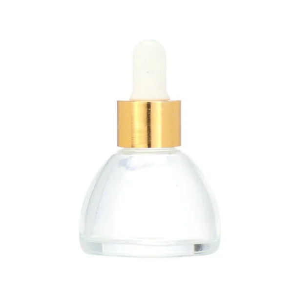 Luxury Empty Glass Black Cosmetic Packaging Dropper Bottle