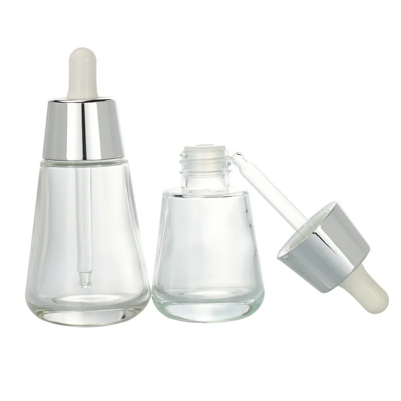 30ml essential oil glass lotion pump cap