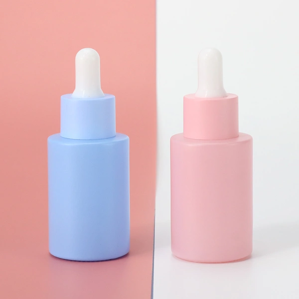 cosmetic frosted serum bottle pink cosmetic bottlesHot sale products