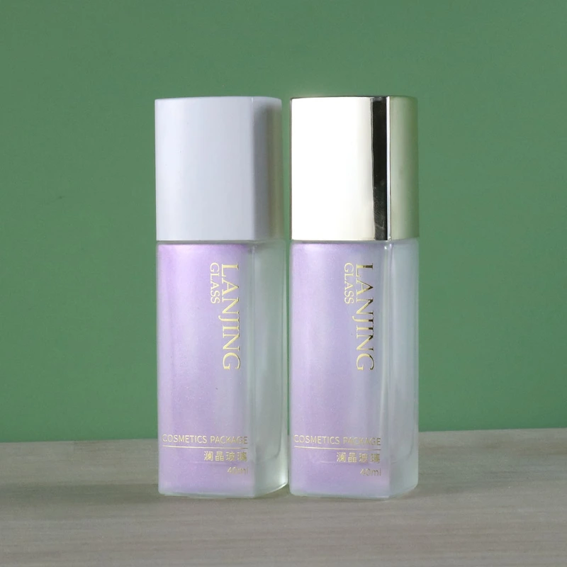 Classic Design cosmetic packaging set skin care glass bottle 