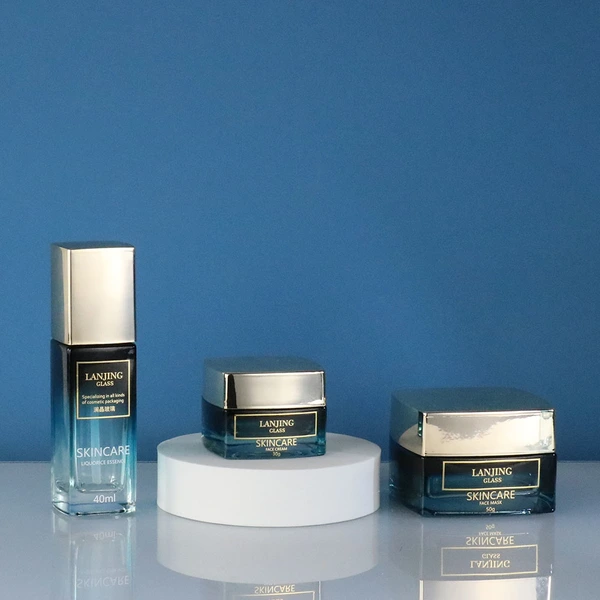Skincare Packaging Cream Cosmetic Glass bottle