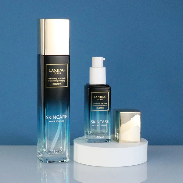 Skincare Packaging Cream Cosmetic Glass bottle