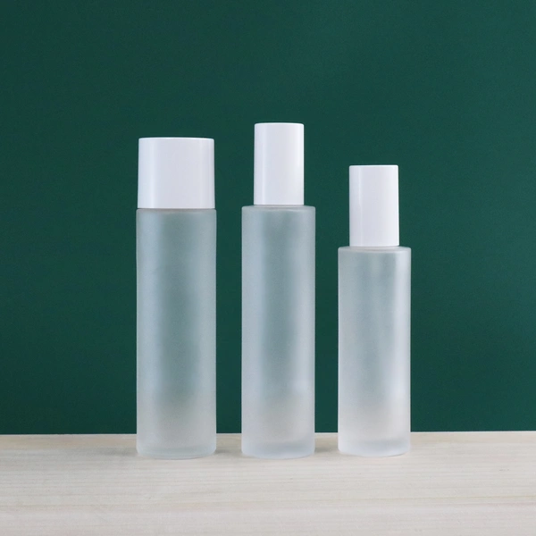 Pump Spray glass Skin Care Set Face Cream Lotion Bottle